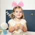 Pink Bow Headband, Non-Slip Fashion Knotted Hair Bands for Women and Girls, Hair Accessories for Party