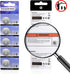 JOXIYECLTL LF2032 2032 3V Charger(5 Pack) Rechargeable Batteries CR Lithium-ion Coin Battery