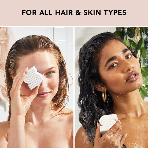 Kitsch 2-in-1 Shampoo Bar & Body Wash Bar | Sensitive Scalp & Skin | Vegan Soap Bar, 3.2oz