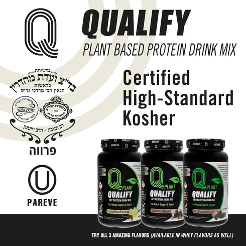 Plant Protein Powder Mix, Trio Rich Chocolate Brownie Flavored, 1.65lb, Gluten Free, Vegan, 20g Protein