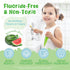 Smddx 2-3 2.1 oz (60g) (2 Pack, Fluoride-Free Baby Toothpaste for Ages Natural Fruit-Flavored Mild Formula Pea-Sized