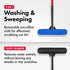 Tyroler Professional Window Squeegee for Home, 12"-80" Long Squeegee for Window Cleaning, 2-in-1 Window Cleaning Squeegee Kit, Indoor & Outdoor Window Cleaner Tool for High Windows & Glass by Tyroler Bright Tools