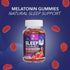 Melatonin Gummies 8mg - Extra Strength Sleep Support with 20mg Passiflora, Vegan, Berry Flavor - 60 Gummies