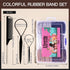 YGDZ 150 PCS Hair Ties for Thick Hair - 5CM Ponytail Holders, No Hair Damage Rubber Bands for Women, Men, Girls