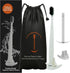 TOKII Tongue Scraper Cleaner Charcoal Bristles Toothbrush for Bad Breath with Waterproof
