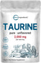Micro Ingredients Taurine Powder Supplement | 1 KG, 2000mg Per Serving | 100% Pure, Unflavored