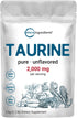 Micro Ingredients Taurine Powder Supplement | 1 KG, 2000mg Per Serving | 100% Pure, Unflavored