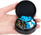 Metal Pill Case 3 Compartment, Waterproof Pocket Purse Pill Box, Portable Daily Pill Holder for Vitamins Medication