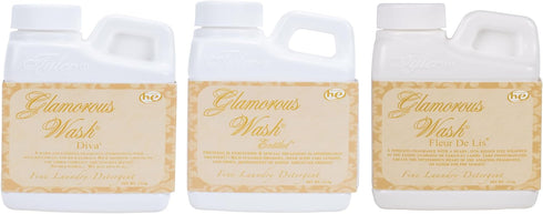Elanze Designs Tyler Candle Glamorous High Efficient Wash, 4 Ounce Scented Fine Laundry Detergent, Pack of 3; Diva,
