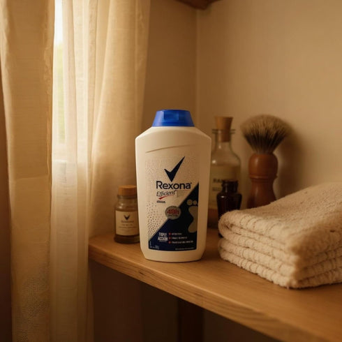 Yahve 180g Rexona Efficient Foot Talcum Powder - Refreshing Scent & Moisture - Absorbing Formula for Daily Foot Care