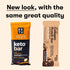 Perfect Keto Collagen Protein Bar - Gluten Free, Low Carb, 13g Protein, Peanut Butter Chocolate Chip (12 Bars)