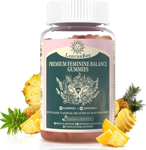 Premium Feminine Balance Gummies Vaginal Probiotic - for Womens pH Balanced Health