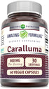 Amazing Formulas Caralluma Supplement, 800 mg per Serving, 60 Veggie Capsules, Non-GMO, Gluten-Free, Made in USA