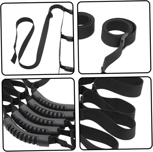 Ipetboom Adjustable Bed Ladder Strap for Seniors Disabled Pull Up Strap Comfortable Handle Design for Individuals