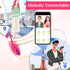 Pink Fun App Controlled Wearable Vibrator for Couples, Bluetooth Remote Control Butterfly Vibrator with G-Spot