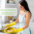 Natural Kitchen Sponges, 12 Pack Non-Scratch Biodegradable Cellulose Dish Scrub Sponges for Cleaning