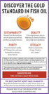 New Chapter Wholemega Fish Oil Supplement - Wild Alaskan Salmon Oil, 180 ct, 1000mg Softgels