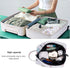 HUA ANGEL Travel Makeup Bag, Large Capacity Cosmetic Bag for Women, Waterproof Toiletry Organizer