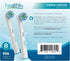 Compatible Oral B Braun Criss-Cross Replacement Heads for Electric Toothbrushes, 8-Pack