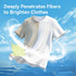 YUOC 15 Count, Laundry Whitener Sheets Whitening Sheets, Eco-Friendly Laundry Bleach, Effectively Remove Yellowing From