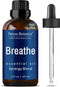 Breathe Essential Oil Blend 60 ml, Sinus Relief with Menthol Oils for Humidifiers, Diffusers, Aromatherapy