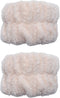Sowaka 2 Pcs Wrist Spa Washband, Microfiber Soft Tower Wrist Scrunchies for Women Girls Washing Face Makeup