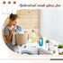 3 Pcs Laundry Room Containers, 50.7 oz Glass Jars for Liquid Detergent Dispenser, Laundry Detergent Organizer