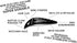 Tactical Hair Clips 4 Pack - Black Multitool Snap Barrettes with Laser Engraved Design