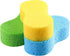 Large Car Wash Sponge Kit, 2.4in Thick Foam Scrubber, Easy Grip Sponges for Kitchen, Bathroom, Household Cleaning, 3pcs