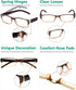 Eyekepper Reading Glasses - 4 Pack with Two-Tone Reader Sunglasses for Men, Women Reading Under The Sun