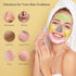 Neatique Face Masks Skincare Set, 480g (120gx4) High Capacity Facial Mask Set with Turmeric, Green Tea, Rose, Mud