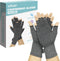 Vive Arthritis Gloves with Grips - Textured Fingerless Compression Gloves for Rheumatoid & Osteoarthritis Pain Relief
