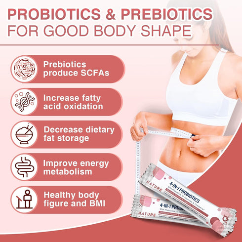 NATURE TARGET Probiotics-for-Women Powder, 100-Billion-CFUs, 45-Day-Supply, with D-Mannose and Cranberry