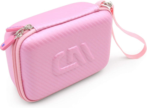 CASEMATIX Pink Travel Case Bag for Asthma Inhaler, Masks, Spacer - Case Only