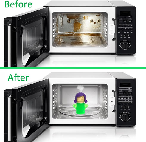 Microwave Cleaner Microwave Angry Mama Oven Cleaner High Temperature Steam Cleaning Equipment Tool Steam Cleans Add