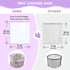 HHXI 100Ct 4 Gallon Small Trash Bags, Lavender Garbage Bags, Scented Trash Bags, Odor Resistant with Drawstring