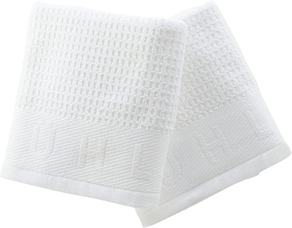 MÜHLE ‘Waffle Pique' Shaving Towels, Luxury Shave Accessory, 60 x 45 cm, 2 Pack