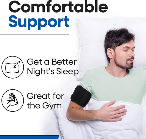 ARMSTRONG AMERICA Bicep Tendonitis Brace, Upper Arm Compression Sleeve for Tendonitis Pain Relief or Bicep Strains