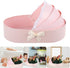 HOOWIFFY Packaging Cradle Bouquet Box Pink Flower Wrapping Box Fresh Florist Bouquet for Shower and Monthly Celebration