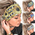 Olbye Wide Boho Headbands, Nonslip Floral Turban Hair Scarfs for Women Girls, Workout Yoga Accessories