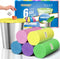 6 Gallon Colored Trash Bags, 150 Count, 0.94 Mil Thick Medium Garbage Bags for Home Office Kitchen