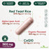 Red Yeast Rice 1215 mg. Capsules - Extra Strength with CoQ10 Supplement, Non-GMO, 90 Veggie Caps