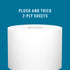 Amazon Brand - Presto! 2-Ply Ultra-Soft Toilet Paper, 6 Family Mega Rolls = 30 Regular Rolls, Unscented, White, 1878
