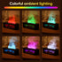 Humidifier,220ml Sakerplus Oil Aroma Diffuser, Fireplace Flame Aroma Diffuser & Capacity LED Essential Oil Diffuser