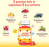 Calcium Magnesium Zinc Gummies with Vitamin D3 & B12, Sugar-Free, Vegan Raspberry Flavor - Supports Bone, Muscle, Mood