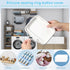 MUVEKA 186oz/5.5L 30 220 Laundry Pods Container for Room Organization, Pod Up Holder With Labels and Scoop, Detergent