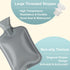 Hot Water Bottle with Soft Cover, 2L Classic Rubber Bag for Menstrual Cramps, Pain Relief, Hot Cold Therapy for Women