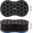 Twist Hair Sponge Brush - Curl Sponge Big Holes for Women and Men Dread Foam Afro Curling Loc Brush (3 Pcs)