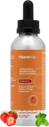 Liposomal Women's 50+ Liquid Multivitamin Drops, Non-GMO, 30 Day Supply in Natural Strawberry Flavor