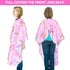 Kids Haircut Cape: Waterproof Barber Cape Cover, Unicorn Hair Cutting Cape for Girls with Adjustable Snap Closure